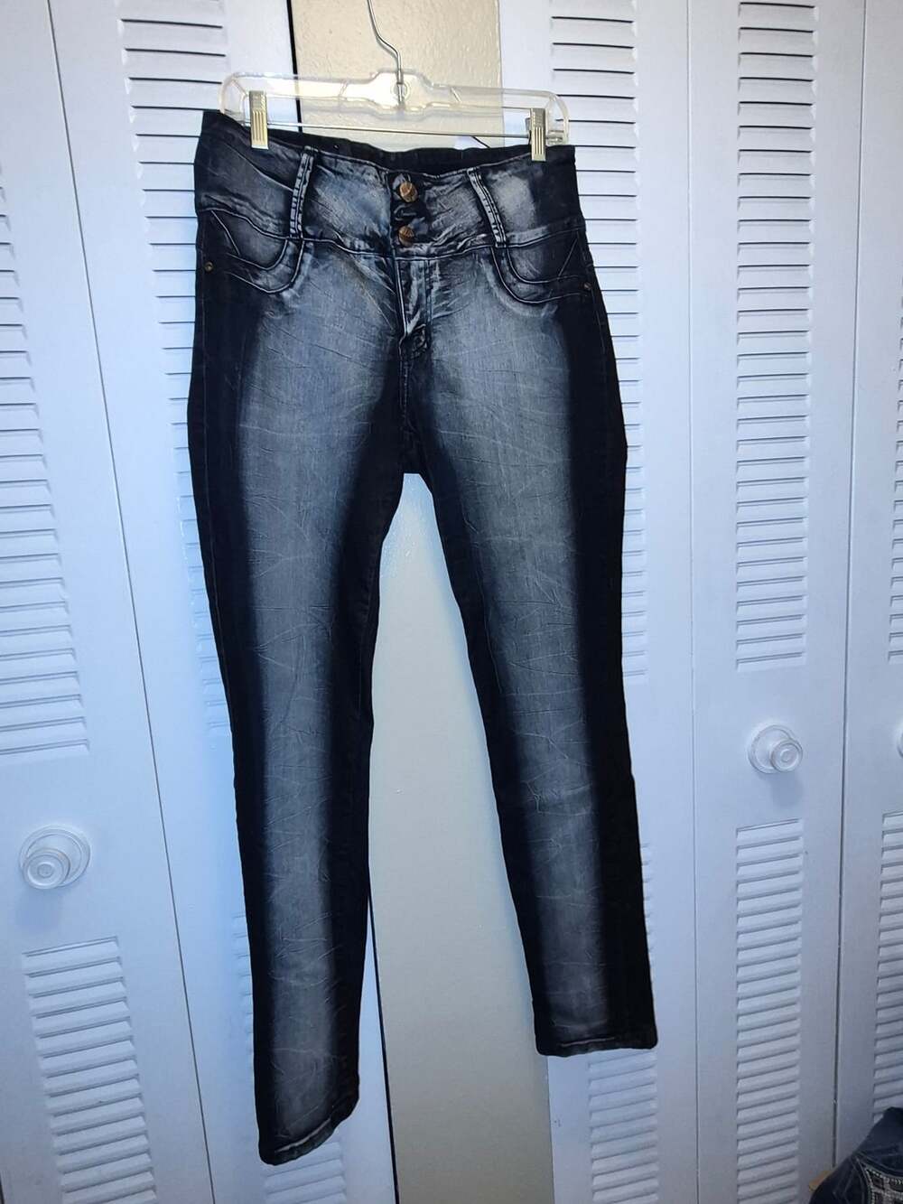 Gogo Star Jeans Company High-Waisted Acid Wash Skinny Jeans